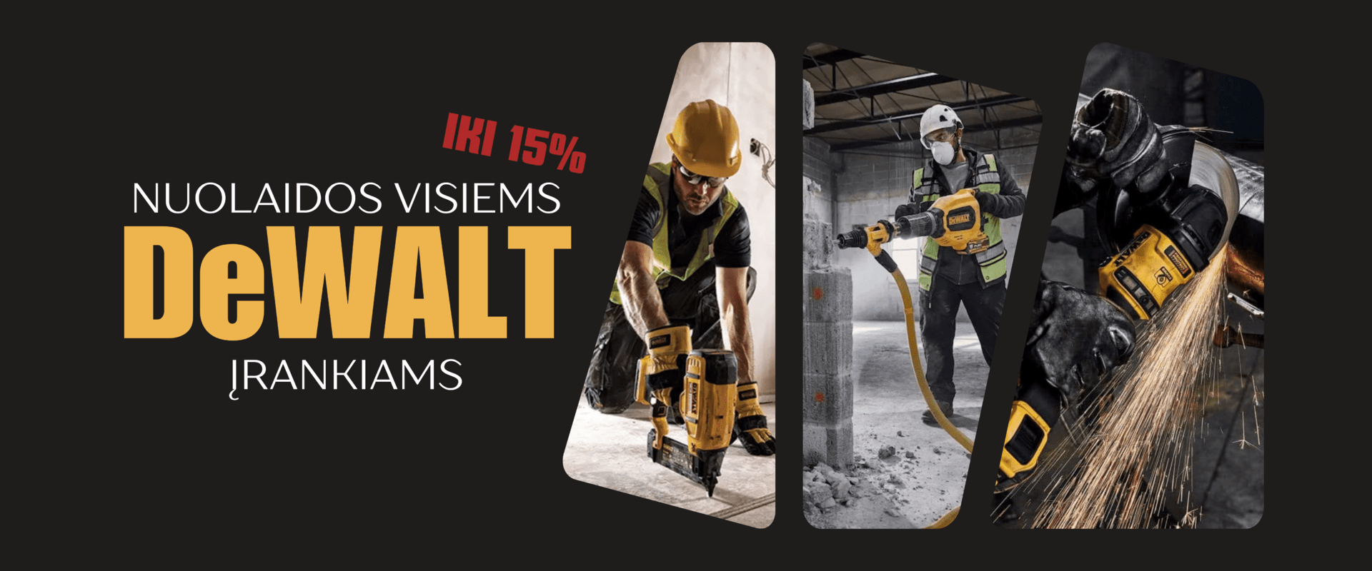 DeWalt išpardavimas