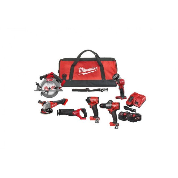 18V įrankių rinkinys M18 FPP6G3-502B, Milwaukee
